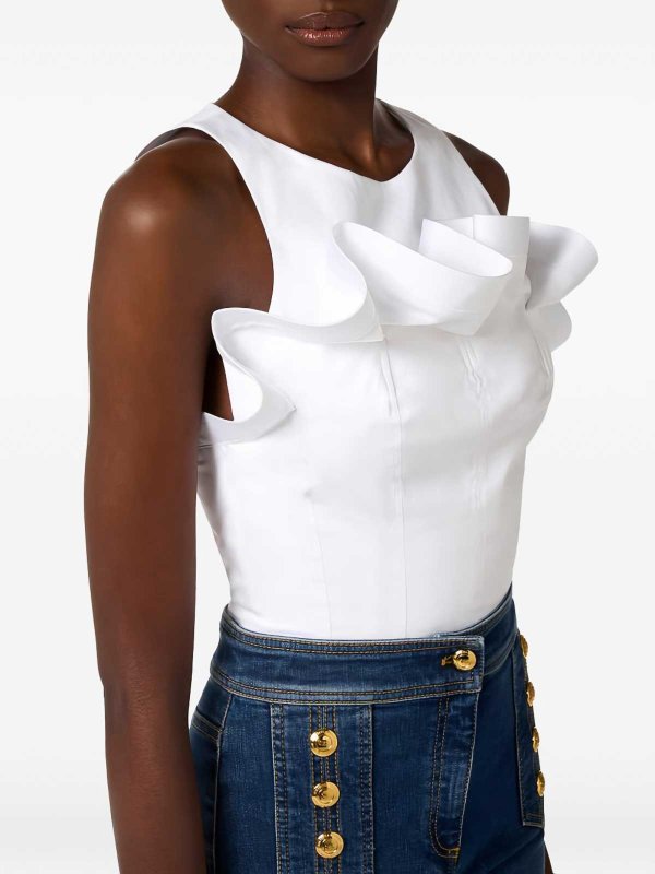 ELISABETTA FRANCHI: トップス＆タンクトップ online - トップ/タンクトップ - 白