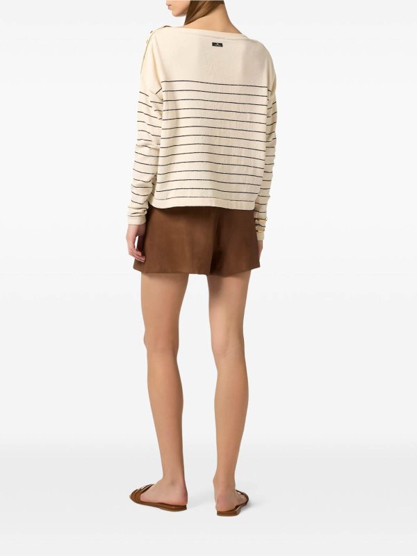 The Best Shops ELISABETTA FRANCHI: Hosen Shorts - Shorts - Braun