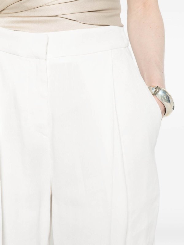 The Best Shops ELISABETTA FRANCHI: Casual Hosen - Casual Hose - Weiß