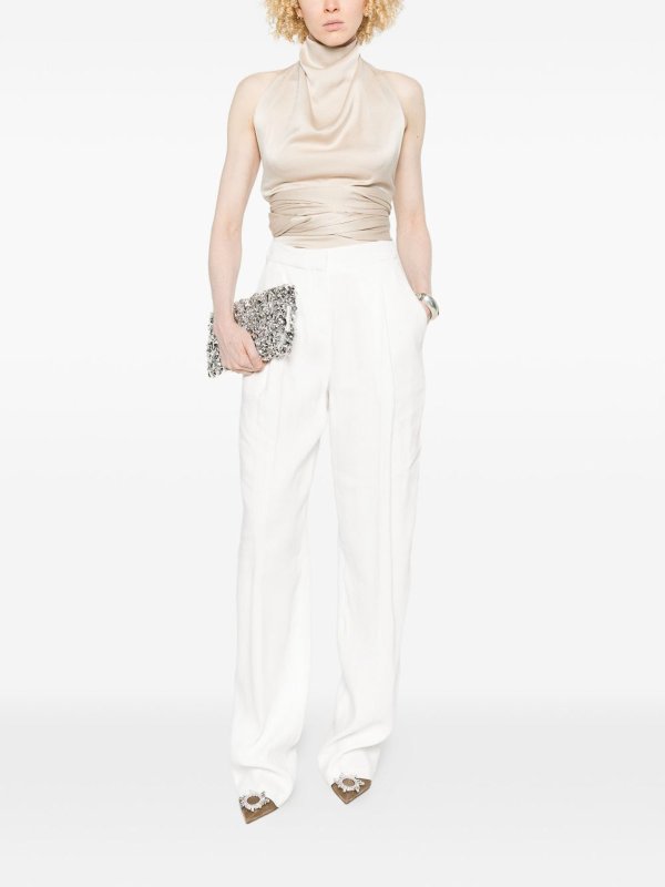 Casual Hose - Weiß shop online: ELISABETTA FRANCHI