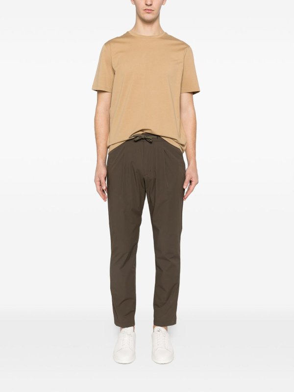 HERNO: T-shirts online - T-Shirt - Braun