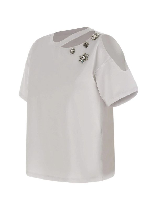 The Best Shops Liu Jo: T-shirts - T-Shirt - Weiß