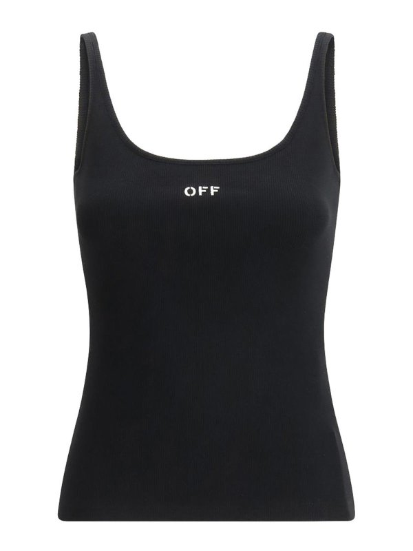 OFF-WHITE: Tops & Débardeurs - Top - Noir