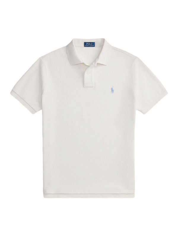 POLO RALPH LAUREN: Poloshirts - Poloshirt - Weiß