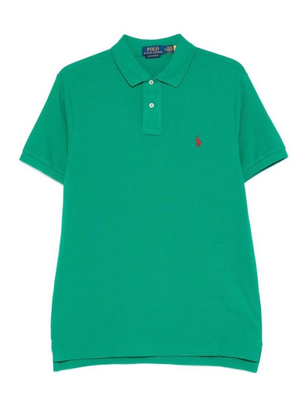 POLO RALPH LAUREN: Poloshirts - Poloshirt - Grün