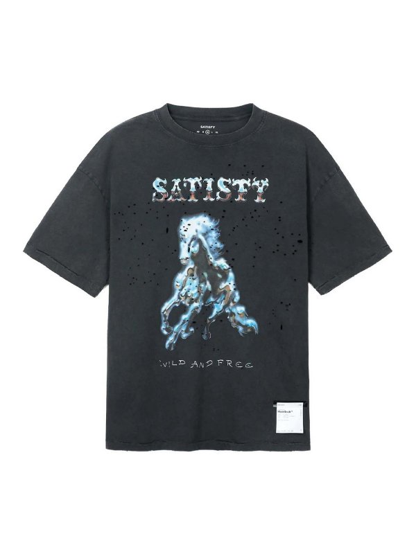 SATISFY: Camisetas - Camiseta - Negro