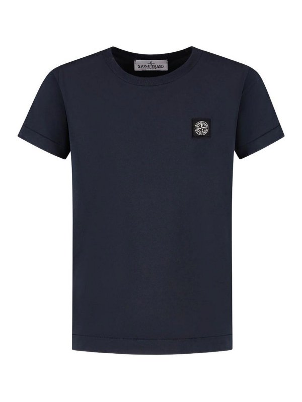 The Best Shops STONE ISLAND: T-shirts - T-Shirt - Blau