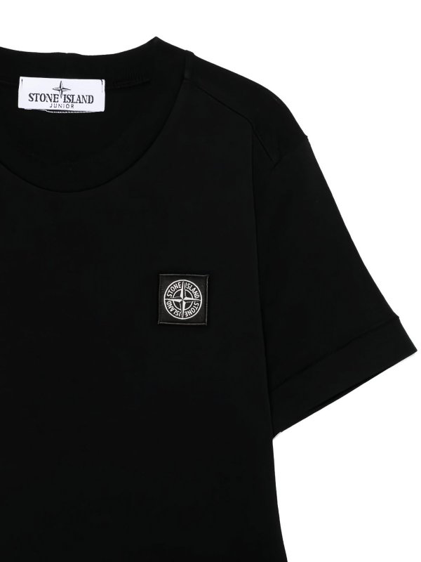 The Best Shops STONE ISLAND: T-shirts - T-Shirt - Schwarz