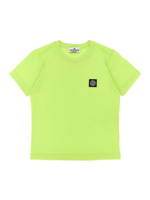STONE ISLAND: t-shirts - T-Shirt With Logo Patch