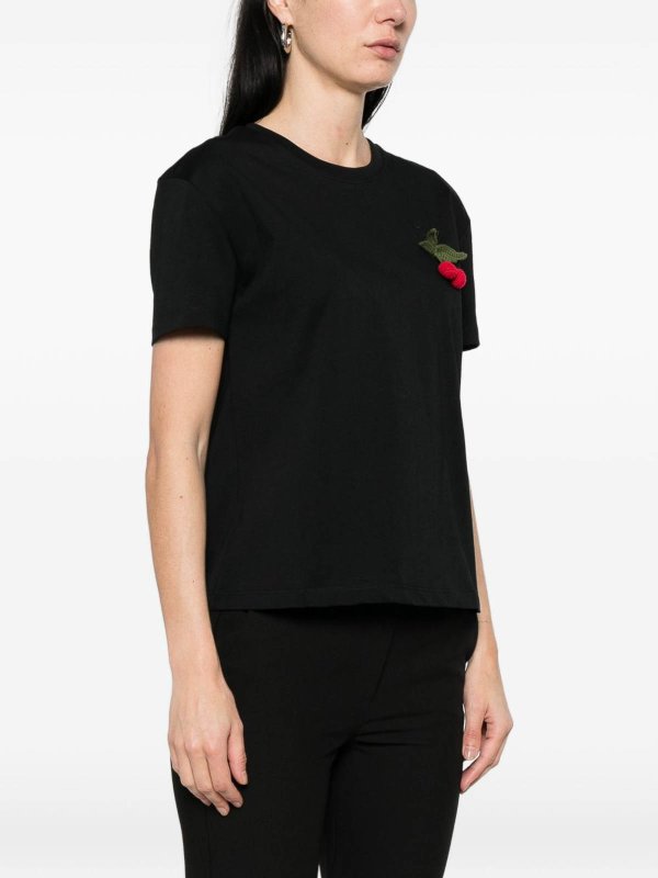 TWINSET: T-shirts online - T-Shirt - Schwarz