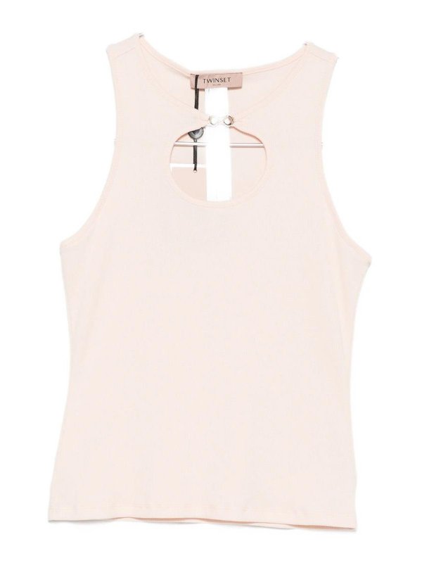 TWINSET: Tops und Tank Tops - Top - Nude