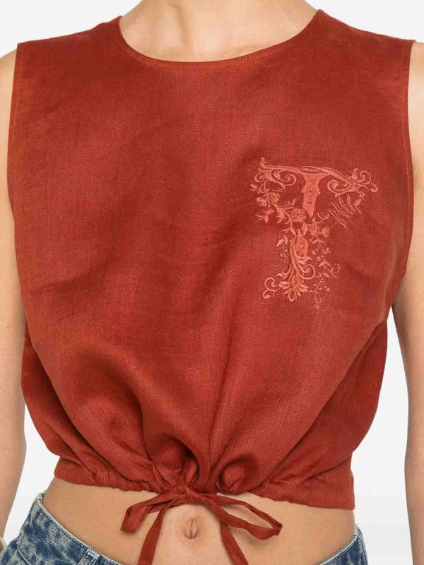 Top - Marrón shop online: TWINSET
