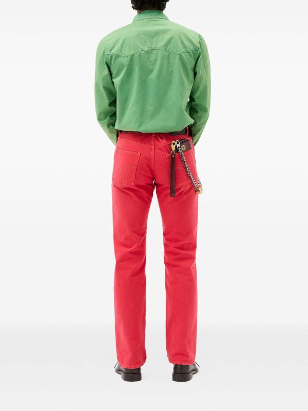 The Best Shops VERSACE: straight leg jeans - Jeans Dritti