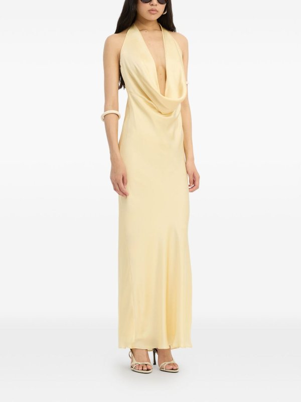 The Best Shops ROTATE Birger Christensen: Maxikleider - Maxikleid - Gelb
