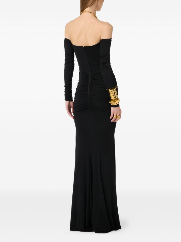 ELISABETTA FRANCHI: Knielange Kleider online - Knielanges Kleid - Schwarz