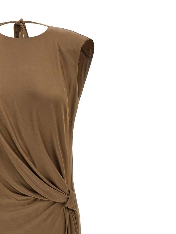 The Best Shops ELISABETTA FRANCHI: Knielange Kleider - Knielanges Kleid - Braun