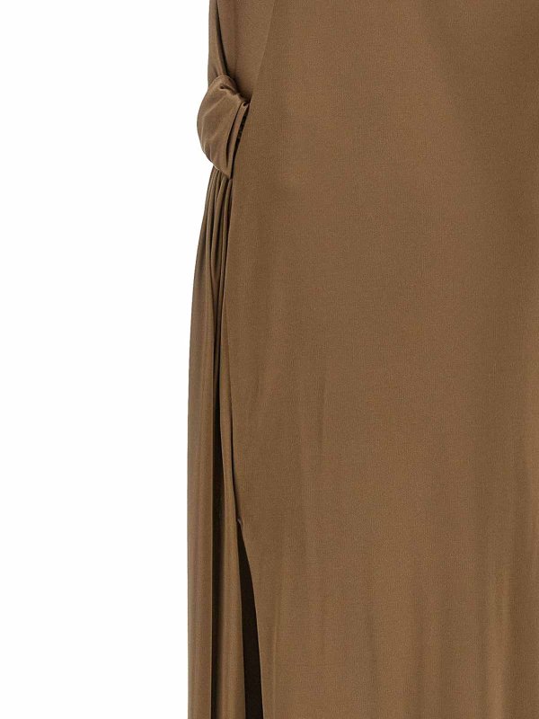 Knielanges Kleid - Braun shop online: ELISABETTA FRANCHI