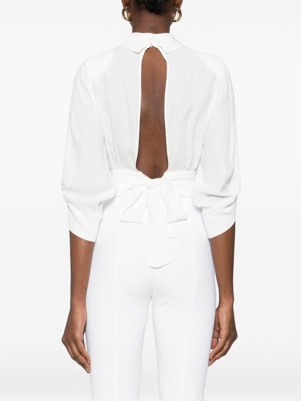 Bluse - Weiß shop online: ELISABETTA FRANCHI