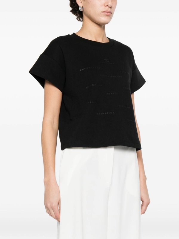 ELISABETTA FRANCHI: T-shirts online - T-Shirt - Schwarz