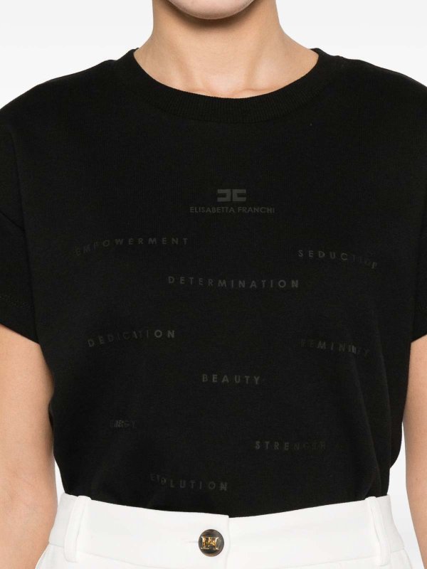 ELISABETTA FRANCHI buy online T-Shirt - Schwarz