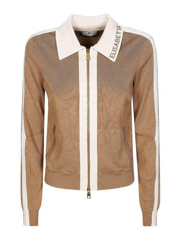 ELISABETTA FRANCHI: Cardigans - Cardigan - Braun