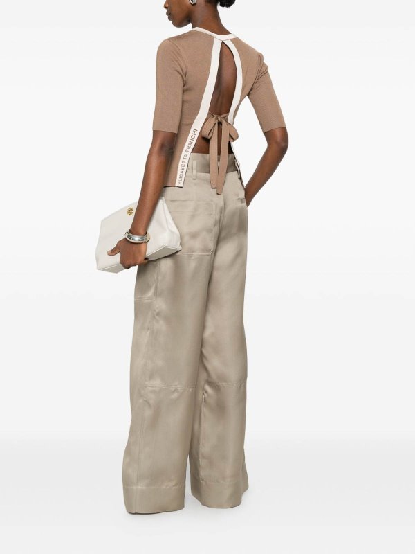 ELISABETTA FRANCHI: Tops und Tank Tops online - Top - Braun