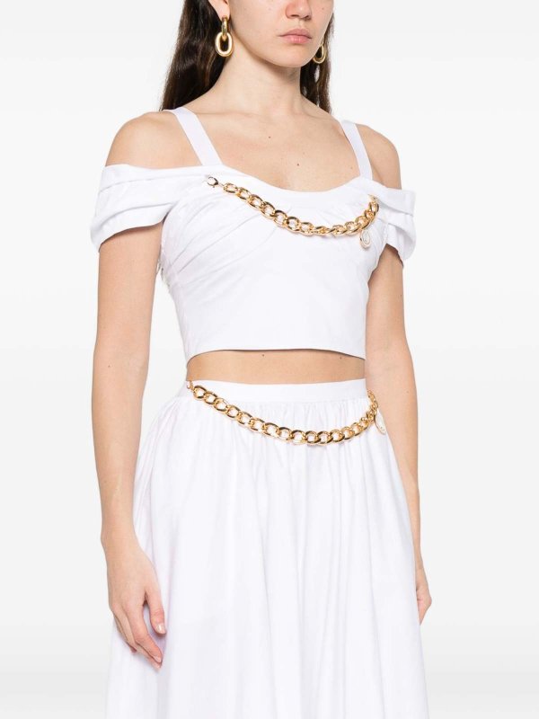 Top - Weiß shop online: ELISABETTA FRANCHI