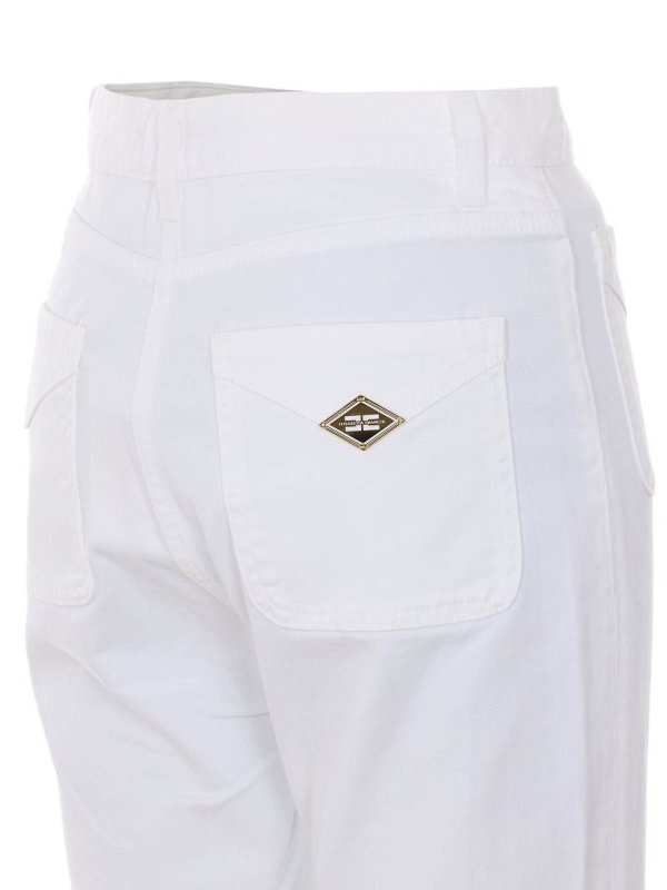 The Best Shops ELISABETTA FRANCHI: Casual Hosen - Casual Hose - Weiß