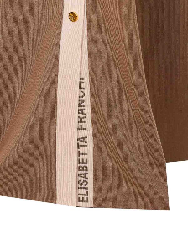 カジュアルパンツ - ブラウン shop online: ELISABETTA FRANCHI