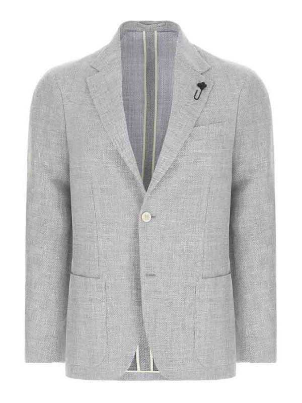 LARDINI: Blazer - Blazer - Grau