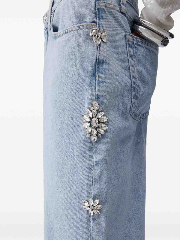 The Best Shops Liu Jo: Straight Leg Jeans - Straight Leg Jeans - Blau