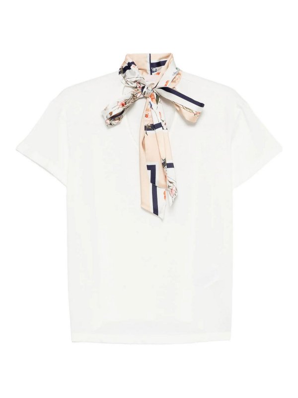 Liu Jo: T-shirts - T-Shirt - Weiß