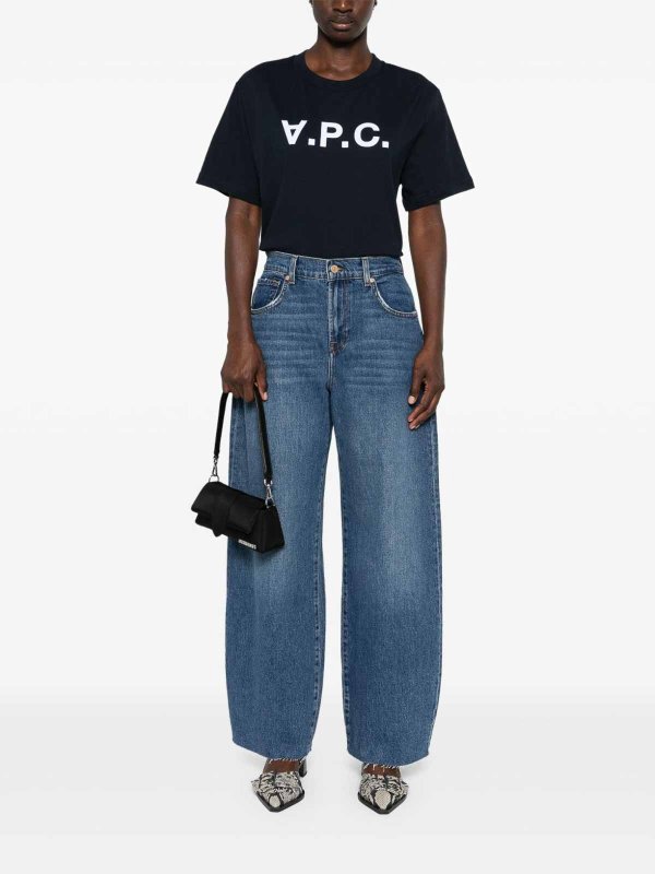 A.P.C.: T-shirts online - T-Shirt - Blau