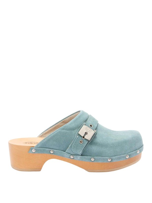 SCHOLL: Zapatos chinelas - Chinelas - Azul