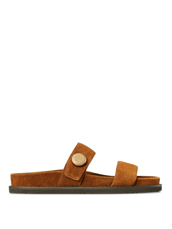 TORY BURCH: sandals - Suede Sandals