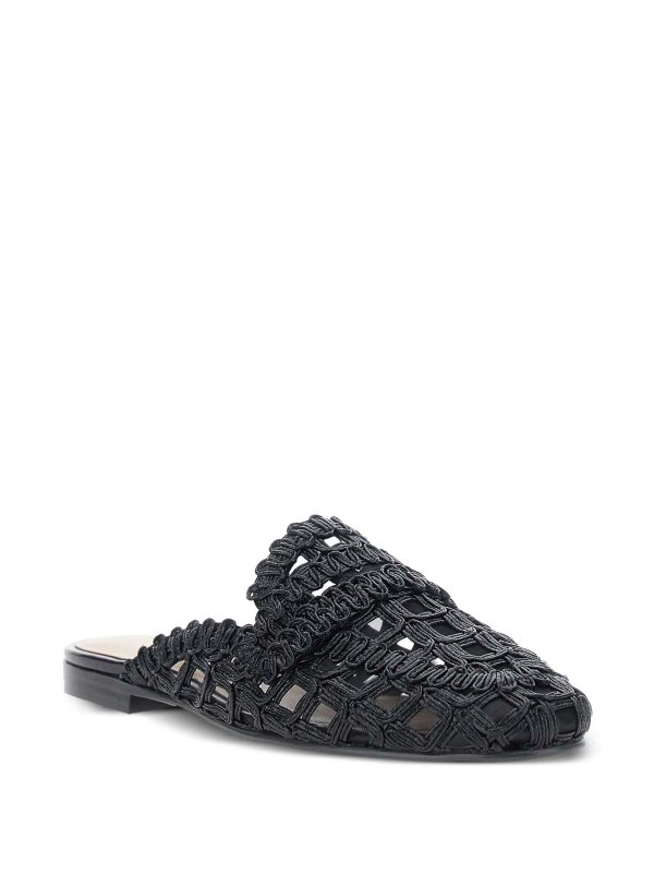 TWINSET: mules shoes online - Mules Intrecciate