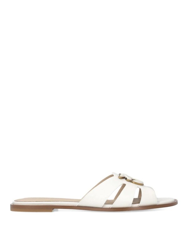 Pinko: Sandalen - Sandalen - Weiß
