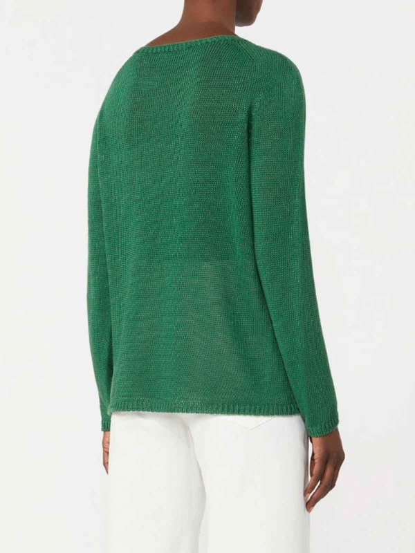 The Best Shops S MAX MARA: クルーネック - クルーネック - 白