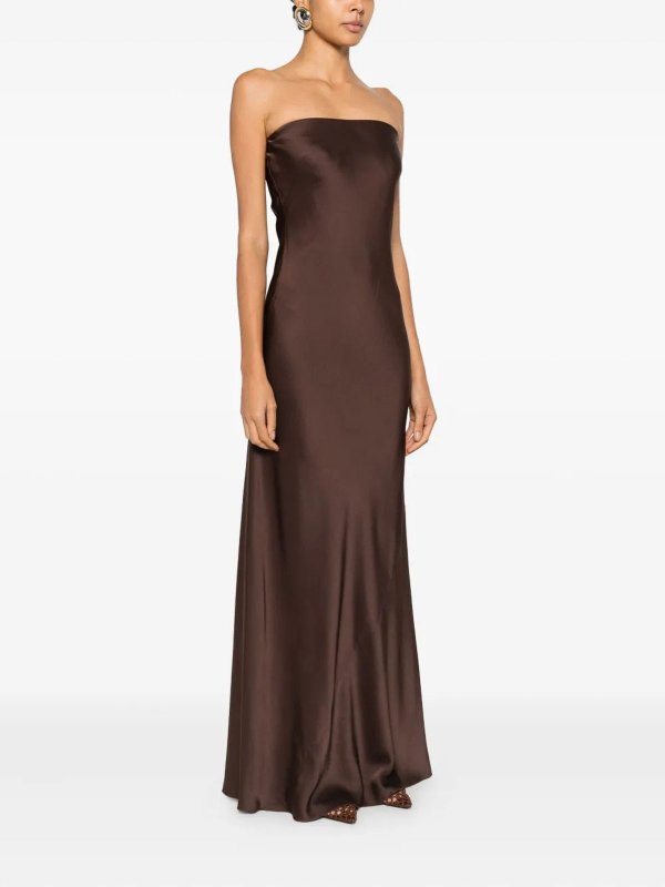 The Best Shops FORTE FORTE: knee length dresses - Abito Chocolat