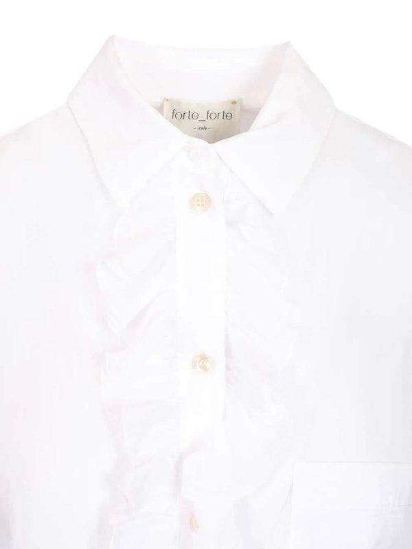 Hemd - Weiß shop online: FORTE FORTE