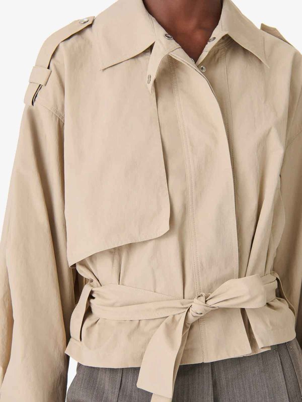The Best Shops Iro: blazers - Zynia Nodo Beige Jacket