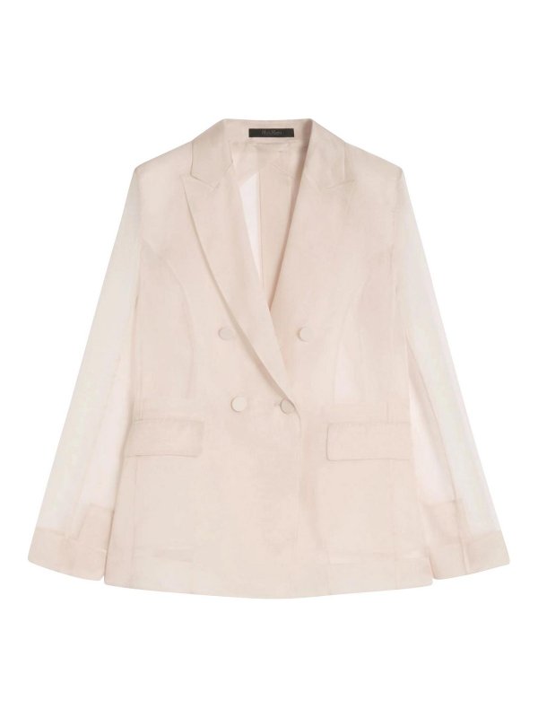 Max Mara: ブレザー - ブレザー - ピンク