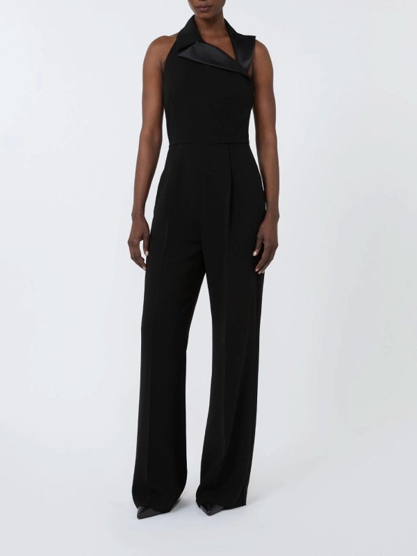 Max Mara: casual trousers online - Pheasants Black Overall