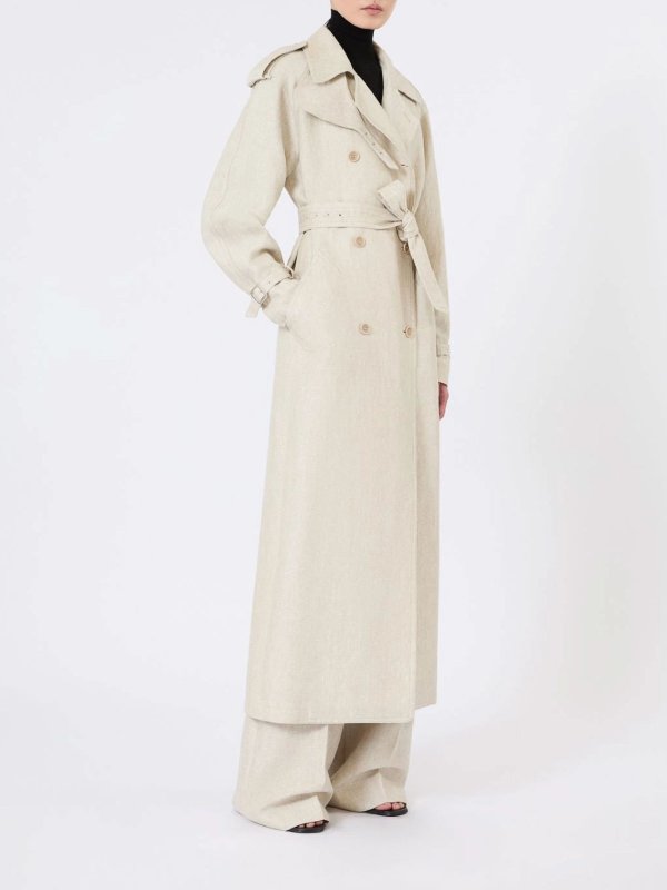 The Best Shops Max Mara: Trenchcoats - Trenchcoat - Beige