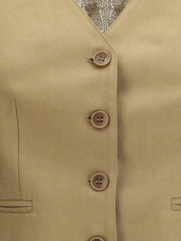 The Best Shops Max Mara: waistcoats & gilets - Desert Caliber Vest