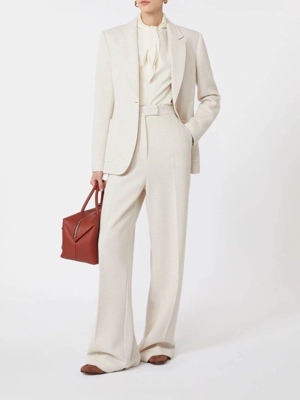 Max Mara: Pantalones casual online - Pantalón Casual - Blanco