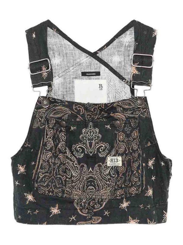 R13: Tops & Débardeurs - Top - Noir