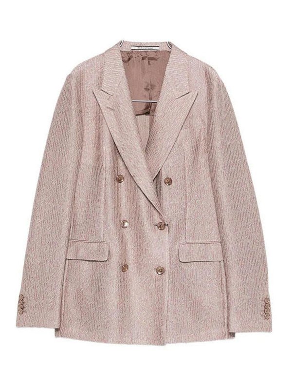 TAGLIATORE: blazers - Paris Pink Jacket
