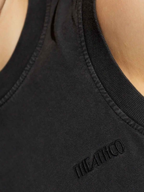 Top - Noir shop online: The Attico