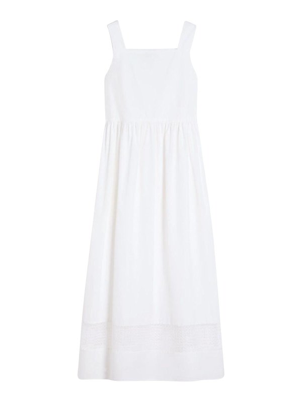 WEEKEND MAX MARA: ニーレングスドレス - 膝丈ドレス - 白